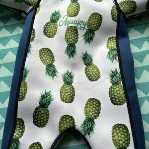 Baby Wet suite Aquajoy Pineapple Print infant Wet Suite Swimsuit 3-6 months